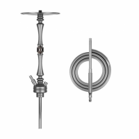 Кальян Hoob Mars Pro British racing green (Золото)