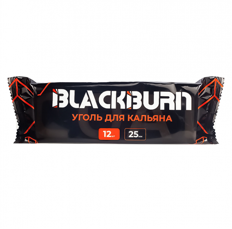 Уголь для кальяна Black Burn 12 шт (25мм)
