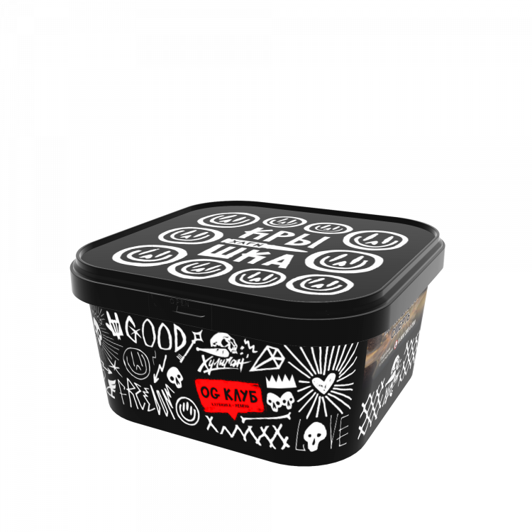 Табак Хулиган HARD - OG Клуб (Клубника - ревень) 200 гр