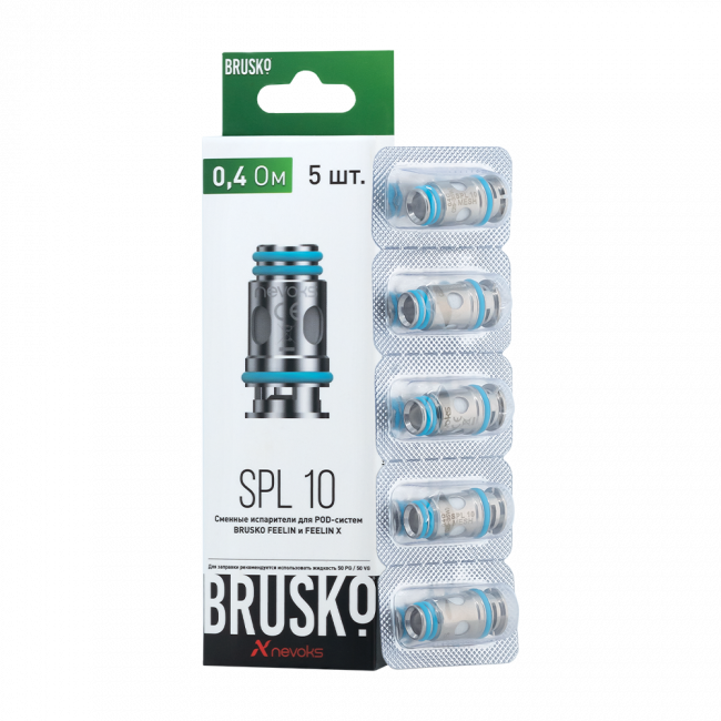 Испаритель BRUSKO FEELIN SPL-10 (0,4 Ом)
