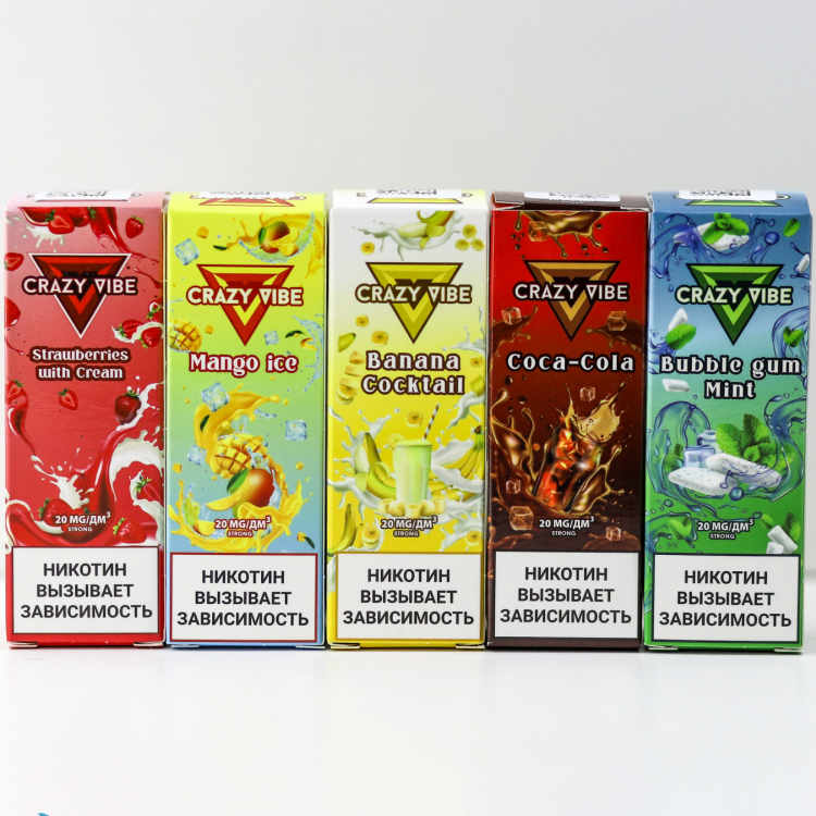 Жидкость Crazy Vibe Strong Salt - Манго со льдом 30 мл (20 Srtong)
