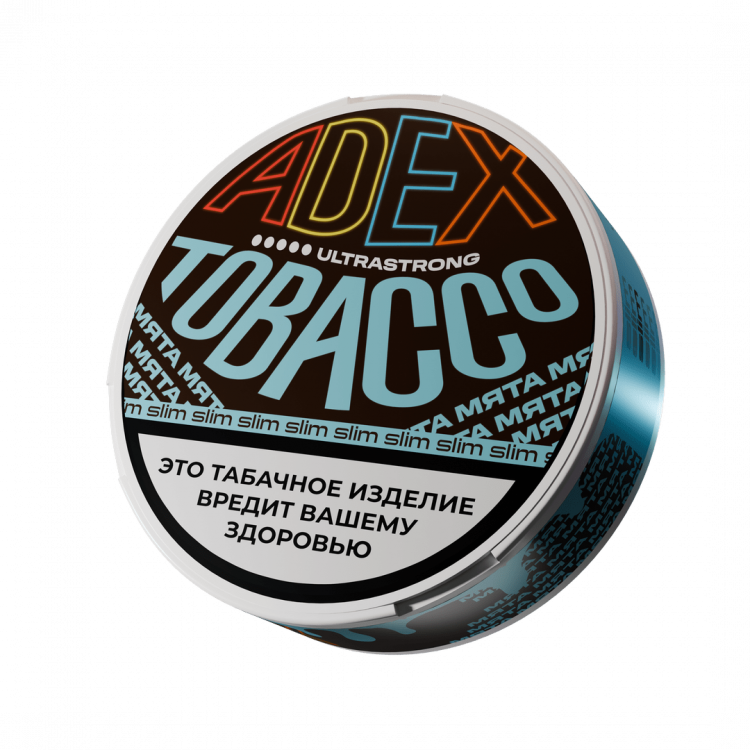 Жевательный табак Adex Ultrastrong Slim 9 гр - Mint