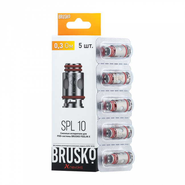 Испаритель BRUSKO FEELIN SPL-10 (0.3 Ом)